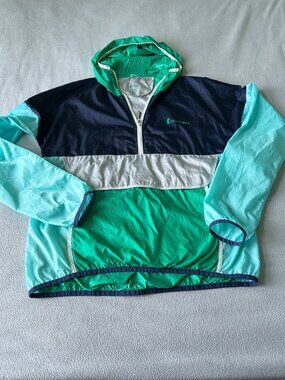 Cotapaxi Windbreaker Mens Small Teca 1/2 Zip Lightweight Packable Hooded